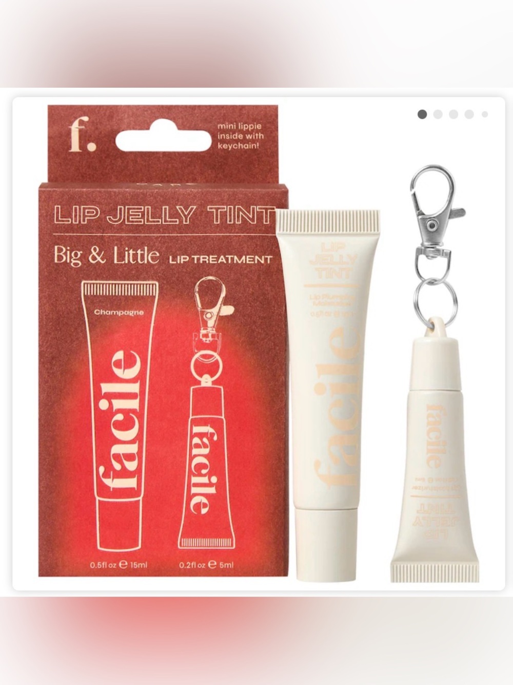 Lip Jelly Tint Big & Little Lip Treatment —Champagne